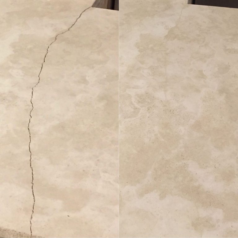 Resealing marble surfaces to restore shine and protect from stains